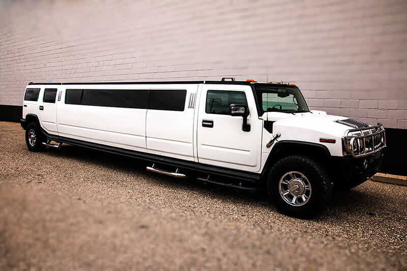 black Hummer limo