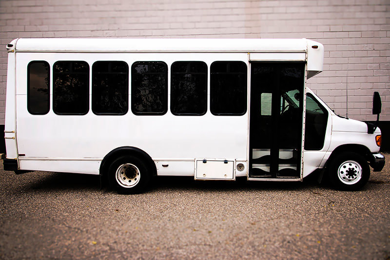 white party bus