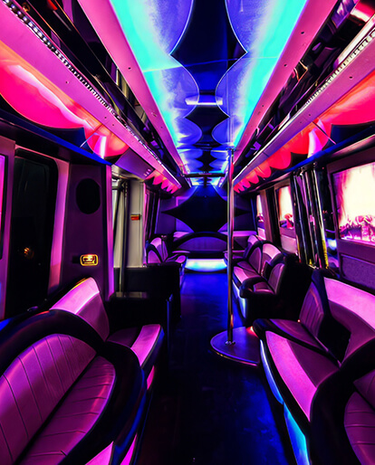 West Michigan limousine bus from our limo bus rentals